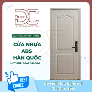 Cửa Nhựa ABS Hàn Quốc DC24.ABS-610.K0201-2