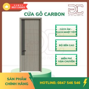 Cửa Gỗ Carbon DC24.Carbon-3001