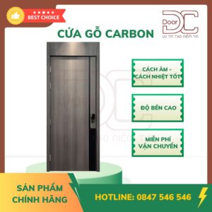 Cửa Gỗ Carbon DC24.Carbon-5