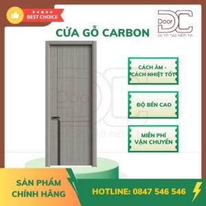 Cửa Gỗ Carbon DC24.Carbon-6001.normon1