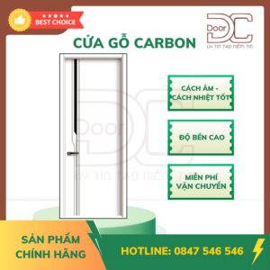 Cửa Gỗ Carbon DC24.Carbon-6012.ngoctraitrang