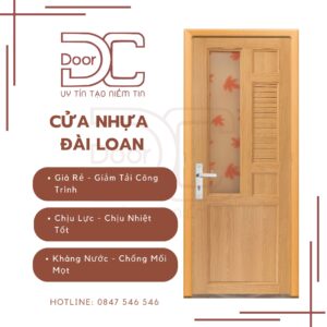 Cửa Nhựa Đài Loan DC24.DL-YA.12
