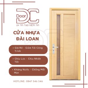 Cửa Nhựa Đài Loan DC24.DL-YA.13