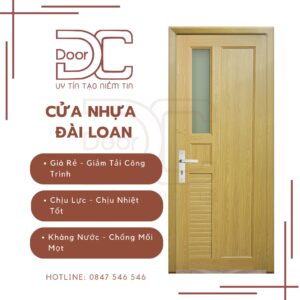 Cửa Nhựa Đài Loan DC24.DL-YA.25