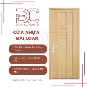 Cửa Nhựa Đài Loan DC24.DL-YA.39