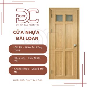Cửa Nhựa Đài Loan DC24.DL-YA.46