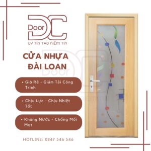 Cửa Nhựa Đài Loan DC24.DL-YA.80