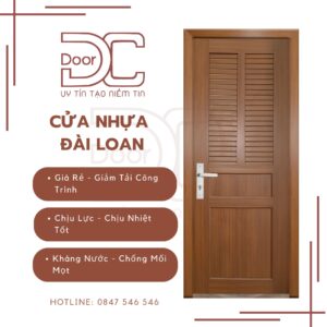 Cửa Nhựa Đài Loan DC24.DL-YB.19