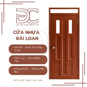 Cửa Nhựa Đài Loan DC24.DL-YB.23-2