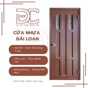 Cửa Nhựa Đài Loan DC24.DL-YB.23