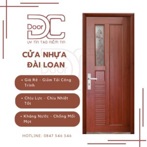 Cửa Nhựa Đài Loan DC24.DL-YB.25-2