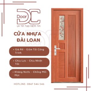 Cửa Nhựa Đài Loan DC24.DL-YB.25-3