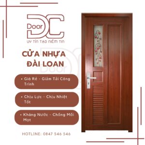 Cửa Nhựa Đài Loan DC24.DL-YB.25