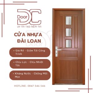 Cửa Nhựa Đài Loan DC24.DL-YB.42-2