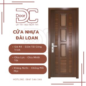 Cửa Nhựa Đài Loan DC24.DL-YB.45
