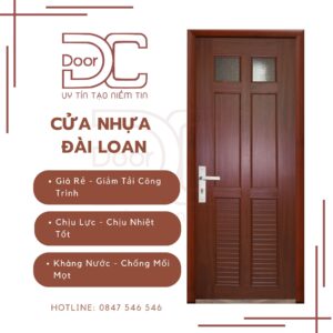 Cửa Nhựa Đài Loan DC24.DL-YB.46-2