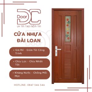 Cửa Nhựa Đài Loan DC24.DL-YB.85