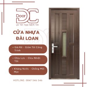 Cửa Nhựa Đài Loan DC24.DL-YC.24
