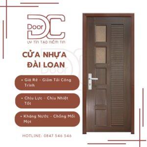 Cửa Nhựa Đài Loan DC24.DL-YC.26