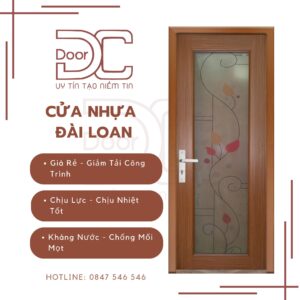 Cửa Nhựa Đài Loan DC24.DL-YF.88