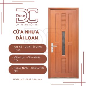 Cửa Nhựa Đài Loan DC24.DL-YO.24