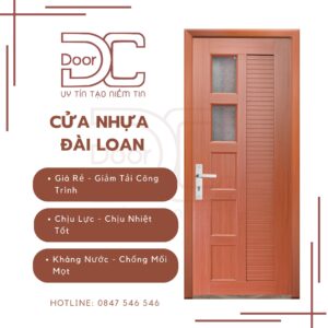 Cửa Nhựa Đài Loan DC24.DL-YO.26