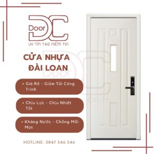 Cửa Nhựa Đài Loan DC24.DLd-01.802.Ag