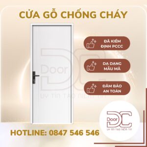 Cửa Gỗ Chống Cháy DC24.GCC-P1R4.C1