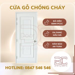 Cửa Gỗ Chống Cháy DC24.GCC-P1R4.MDF