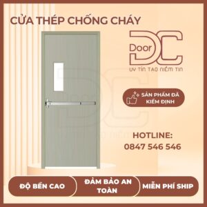 Cửa Thép Chống Cháy DC24.TCC-P1G1.PULL_