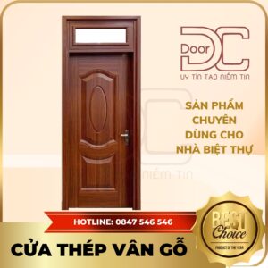 Cửa Thép Vân Gỗ DC24.TVG-1C.15