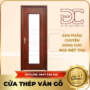 Cửa Thép Vân Gỗ DC24.TVG-1C.19