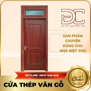 Cửa Thép Vân Gỗ DC24.TVG-1C.23