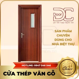 Cửa Thép Vân Gỗ DC24.TVG-1C.29