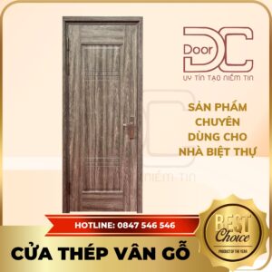 Cửa Thép Vân Gỗ DC24.TVG-1C.33