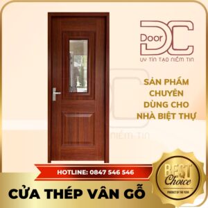 Cửa Thép Vân Gỗ DC24.TVG-1C.43