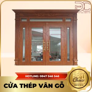 Cửa Thép Vân Gỗ DC24.TVG-4CL.1