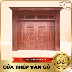 Cửa Thép Vân Gỗ DC24.TVG-4CL.10