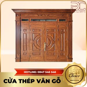 Cửa Thép Vân Gỗ DC24.TVG-4CL.11