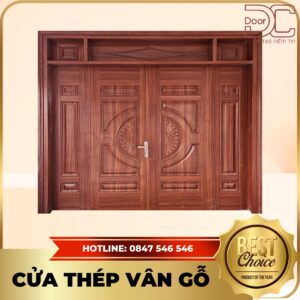 Cửa Thép Vân Gỗ DC24.TVG-4CL.12
