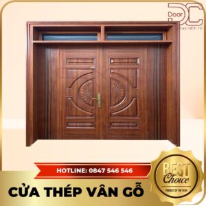 Cửa Thép Vân Gỗ DC24.TVG-4CL.13
