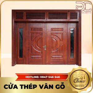 Cửa Thép Vân Gỗ DC24.TVG-4CL.15