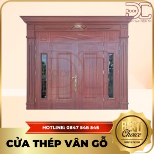 Cửa Thép Vân Gỗ DC24.TVG-4CL.16