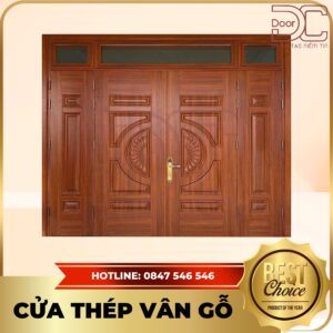 Cửa Thép Vân Gỗ DC24.TVG-4CL.17