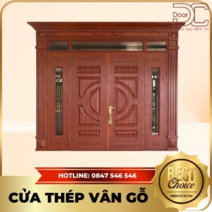 Cửa Thép Vân Gỗ DC24.TVG-4CL.19