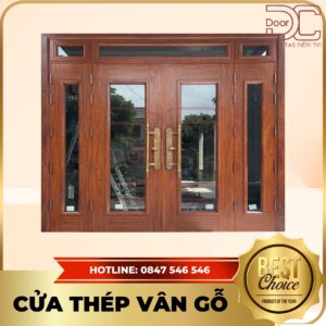 Cửa Thép Vân Gỗ DC24.TVG-4CL.2