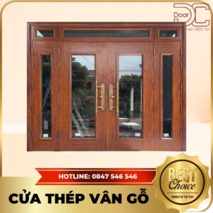 Cửa Thép Vân Gỗ DC24.TVG-4CL.21