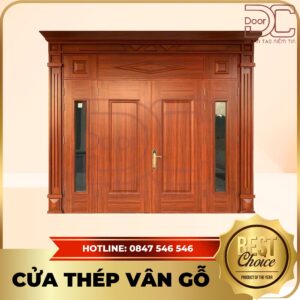 Cửa Thép Vân Gỗ DC24.TVG-4CL.22