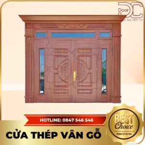 Cửa Thép Vân Gỗ DC24.TVG-4CL.24