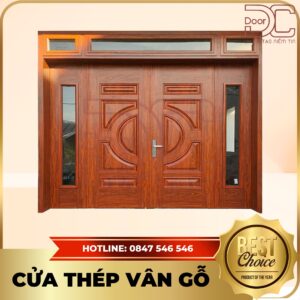 Cửa Thép Vân Gỗ DC24.TVG-4CL.26